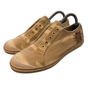 Coach Kennedi womens laceless shoes sneakers‎ brown size 9B Q1527